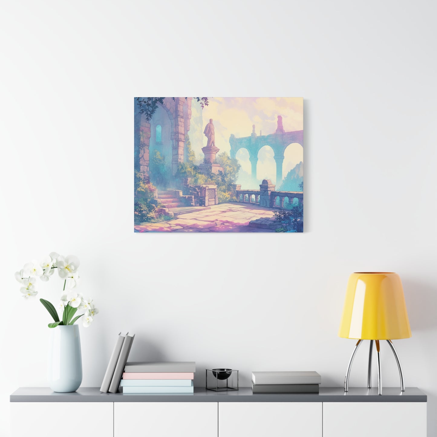 Shattered Citadel Ramia Anime Canvas Print