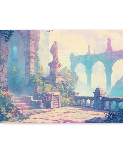Shattered Citadel Ramia Anime Canvas Print
