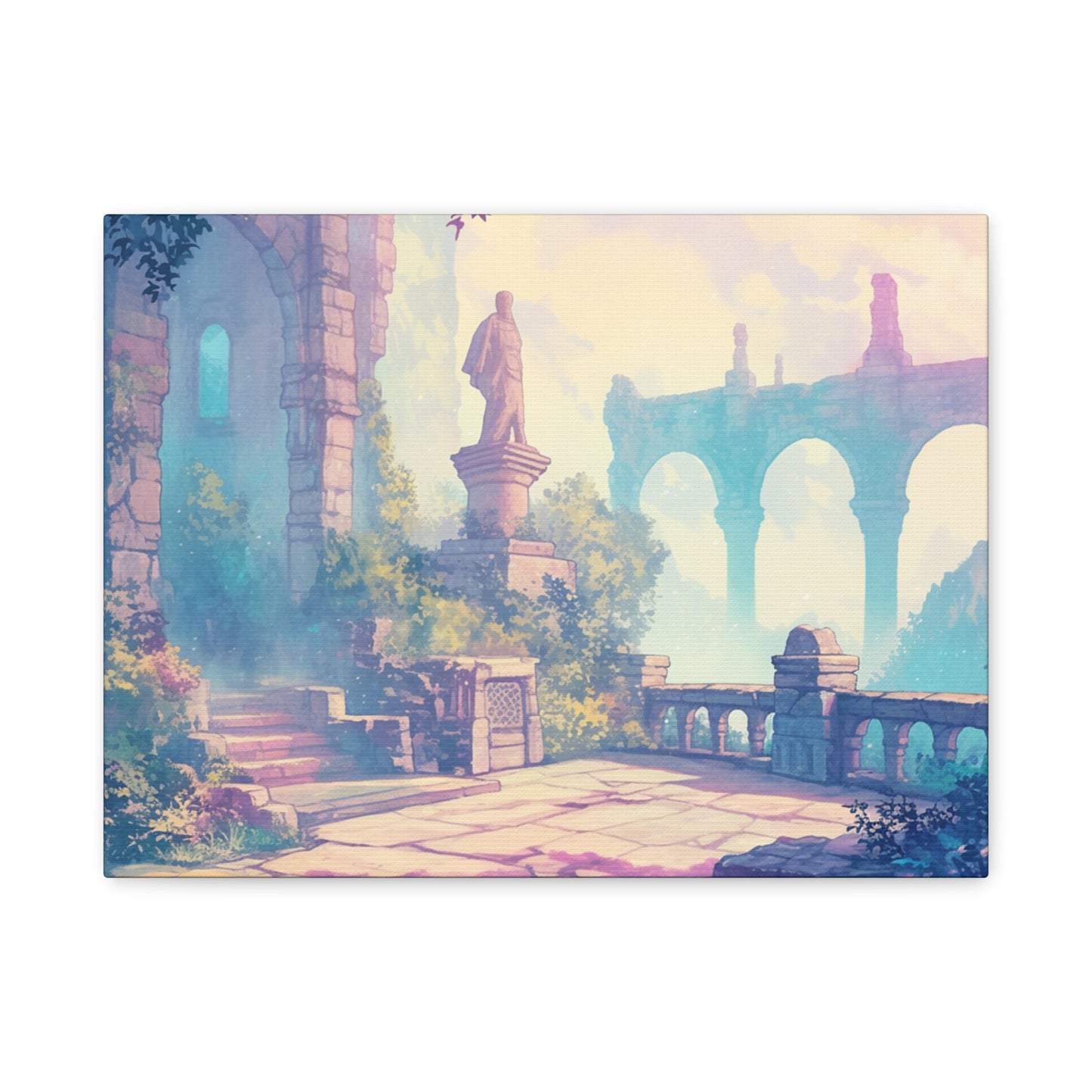 Shattered Citadel Ramia Anime Canvas Print