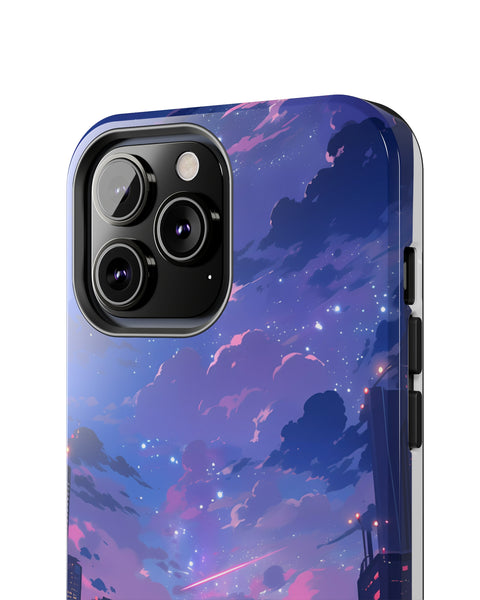 Twilight Cityscape - Lofi Anime Phone Case