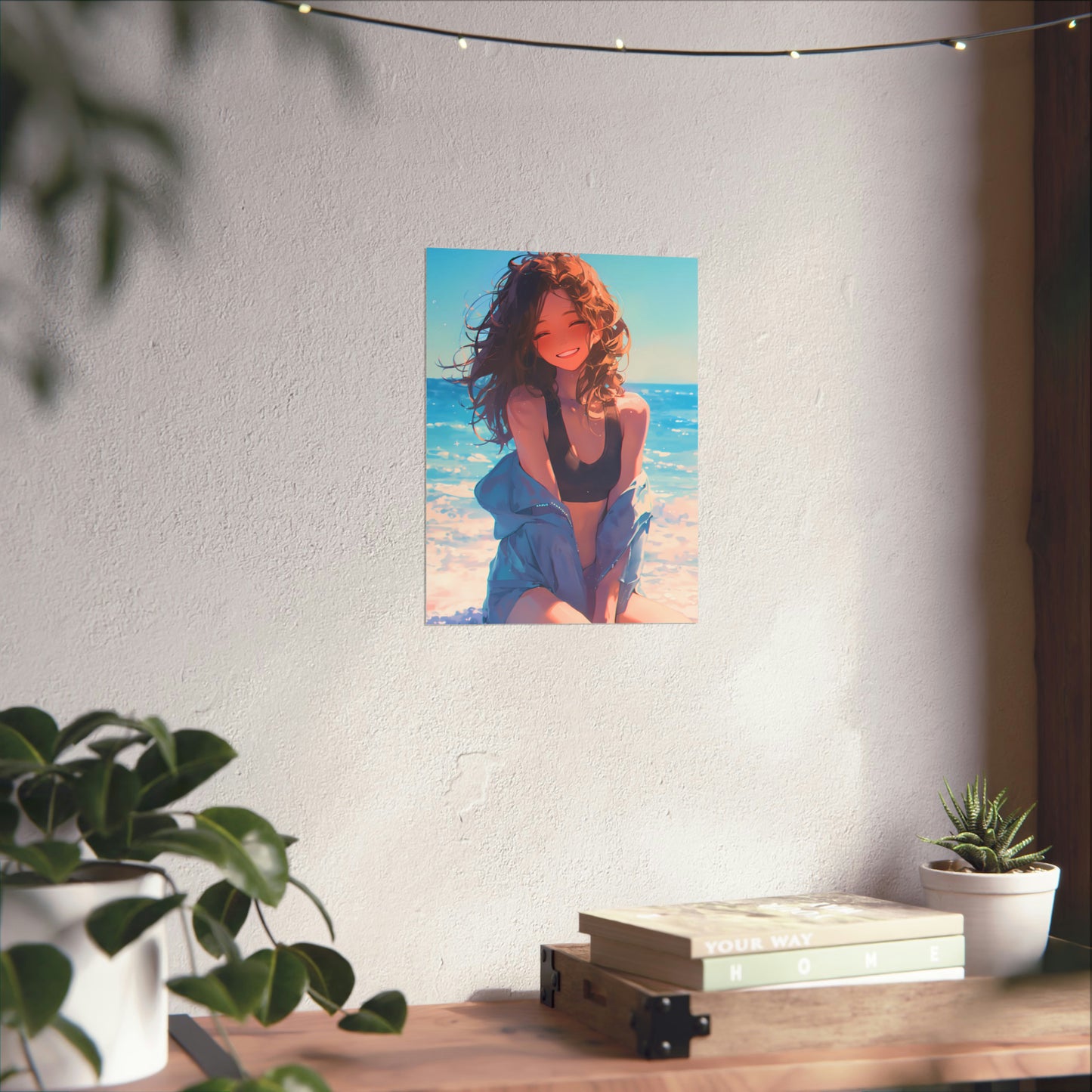 Last Day of Summer - Cute Anime Girl Poster