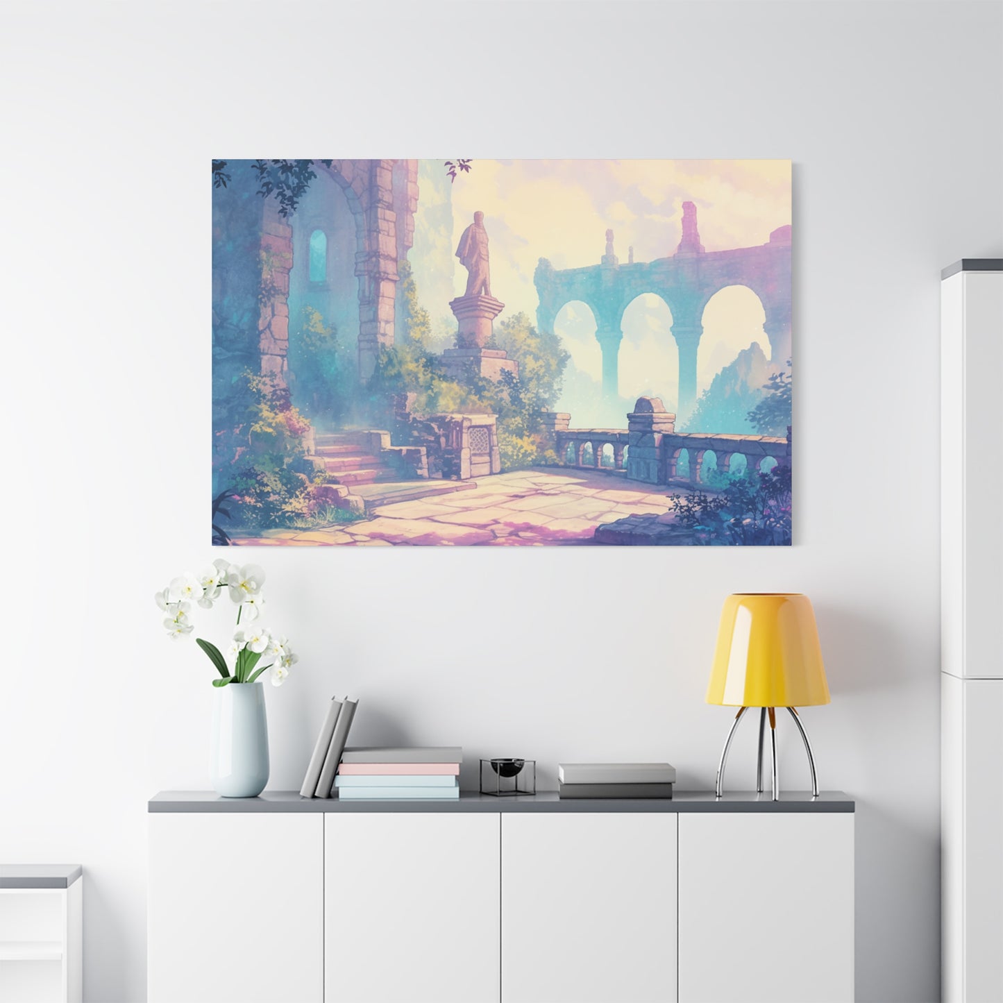 Shattered Citadel Ramia Anime Canvas Print