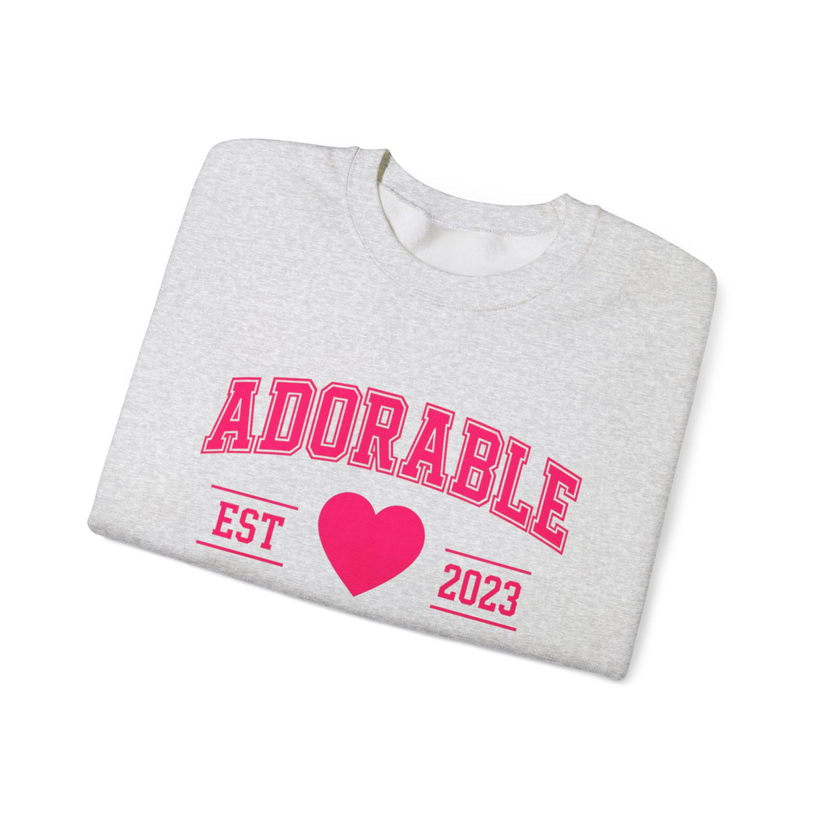 Adorable University School Spirit - Cute College Crewneck Sweatshirt