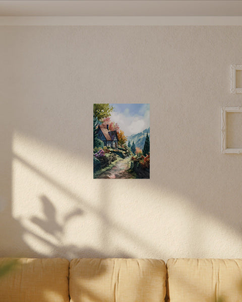 Wanderer's Rest - Aesthetic Anime Watercolor Poster