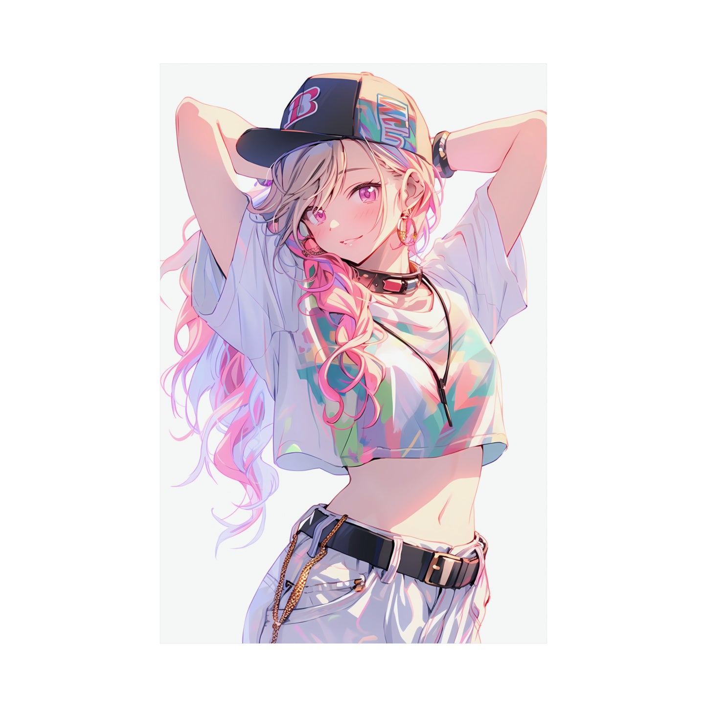 Pastel Kfashion Fit - Cute Anime Girl Poster