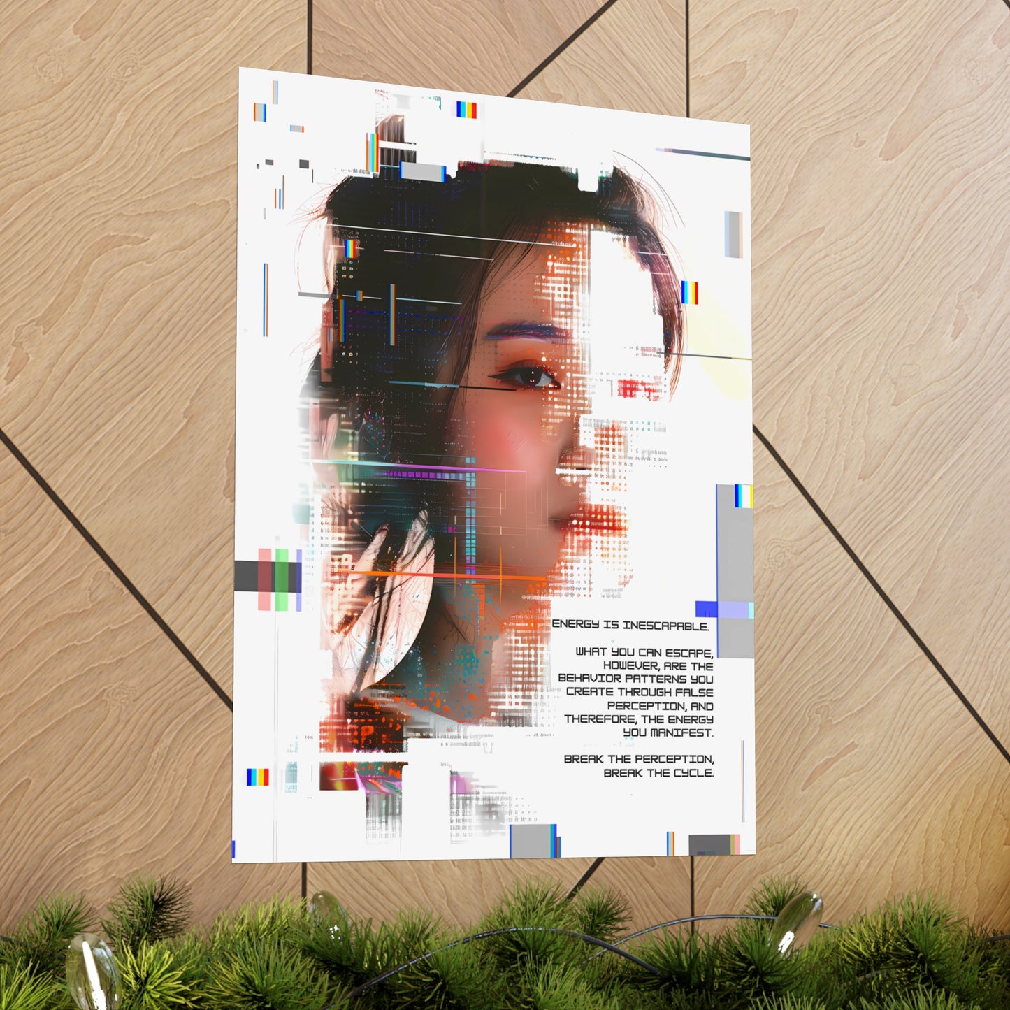 Break The Cycle - Glitchcore Poster