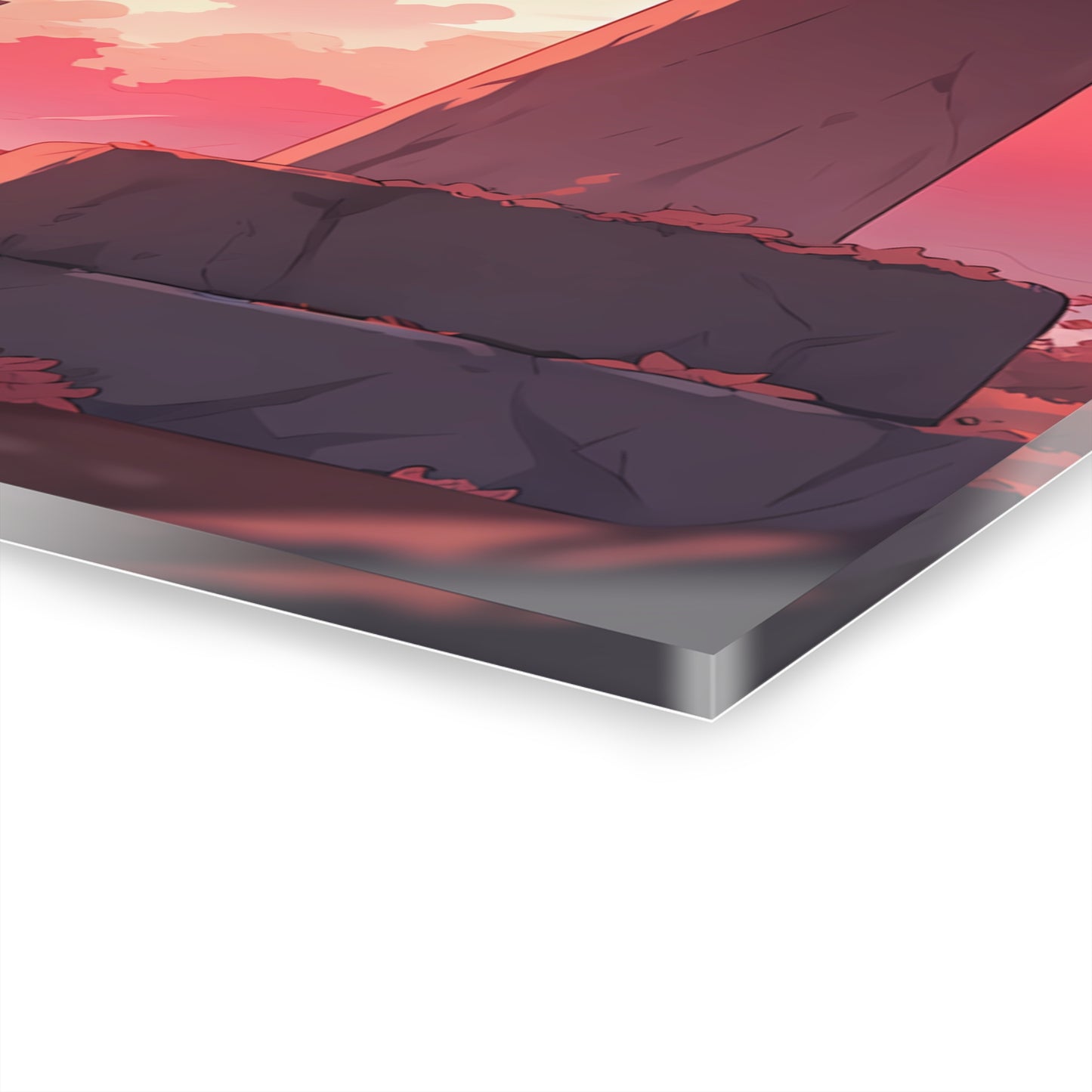 Torii Shrine Anime Glass Painting