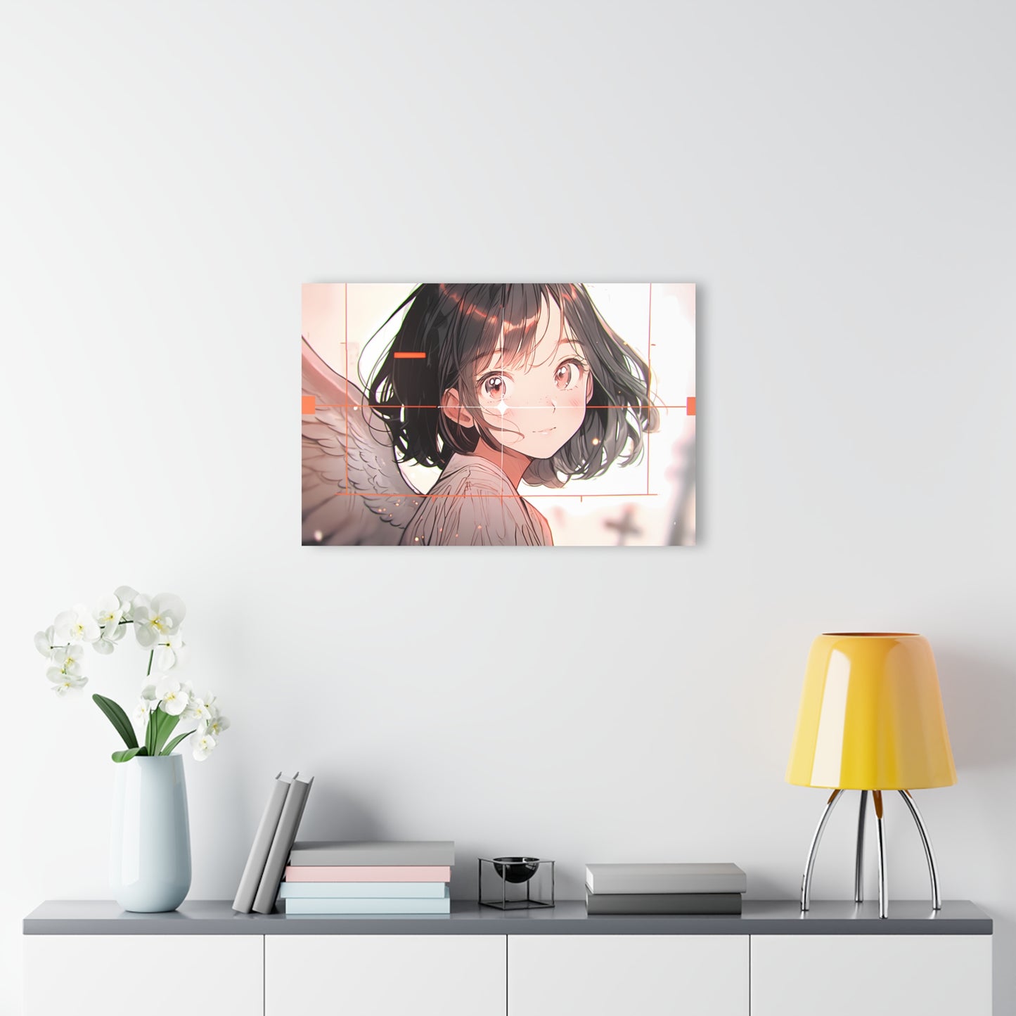 Angel Hunter Anime Glass Painting