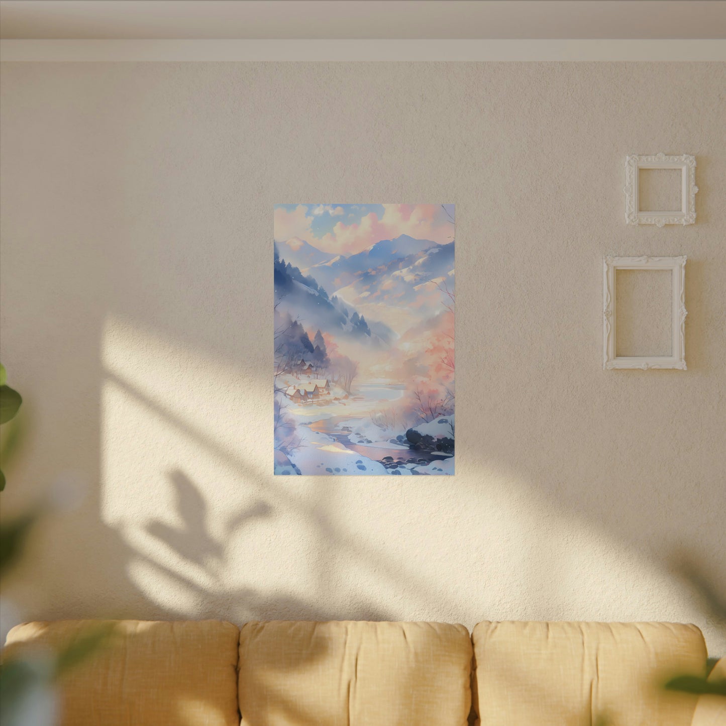 Quiet Haven - Anime Watercolor Poster
