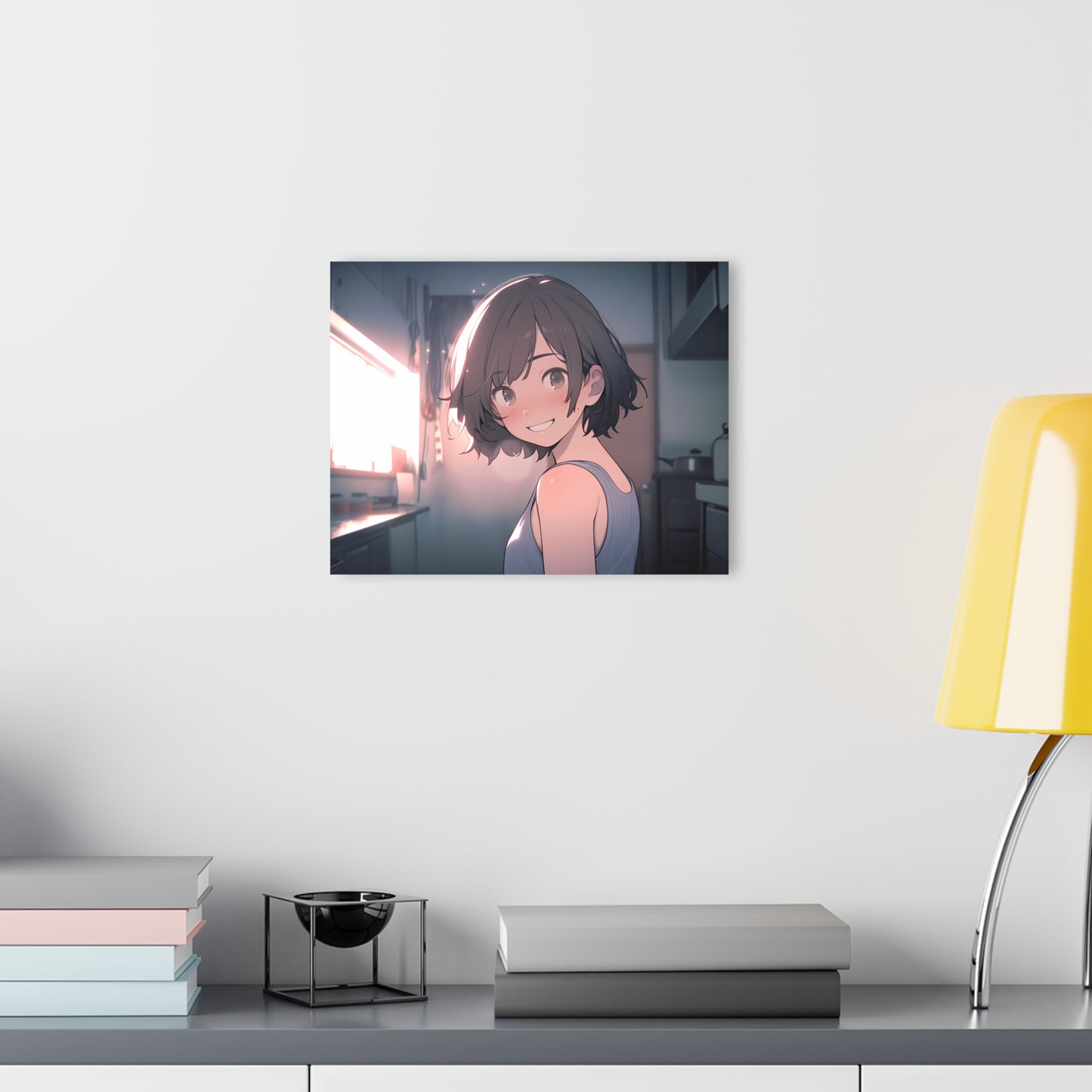 Early Mornings Together - Anime Acrylic Painting