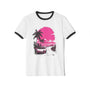 Tropical Highway Vintage Pink Vaporwave T-Shirt