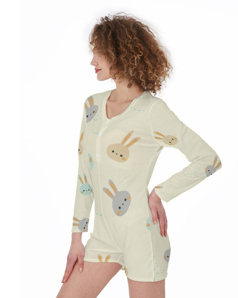 Sleepy Bunny - Cute Pajama Romper