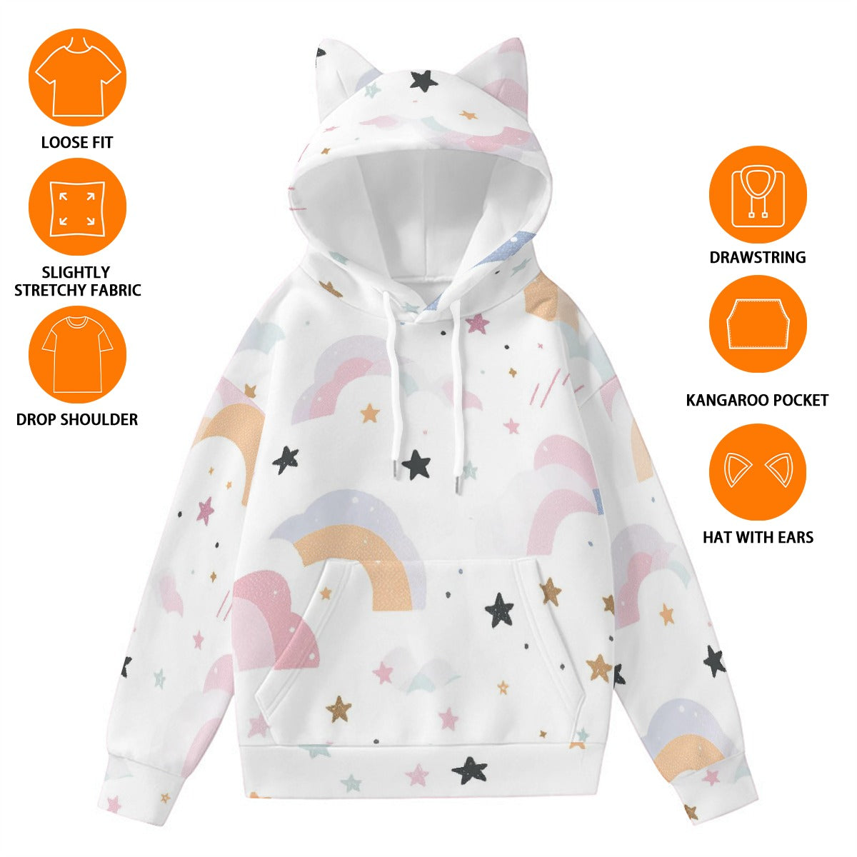 Just Dreaming - Cute Cat Ear Hoodie