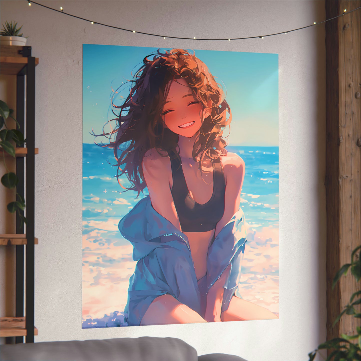Last Day of Summer - Cute Anime Girl Poster