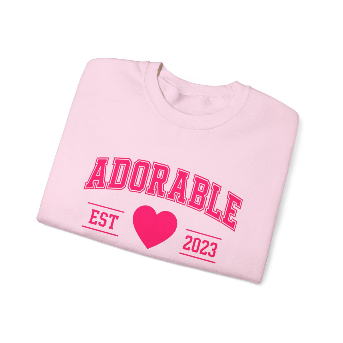 Adorable University School Spirit - Cute College Crewneck Sweatshirt