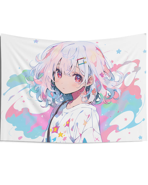 Just a Magical Girl - Cute Anime Tapestry
