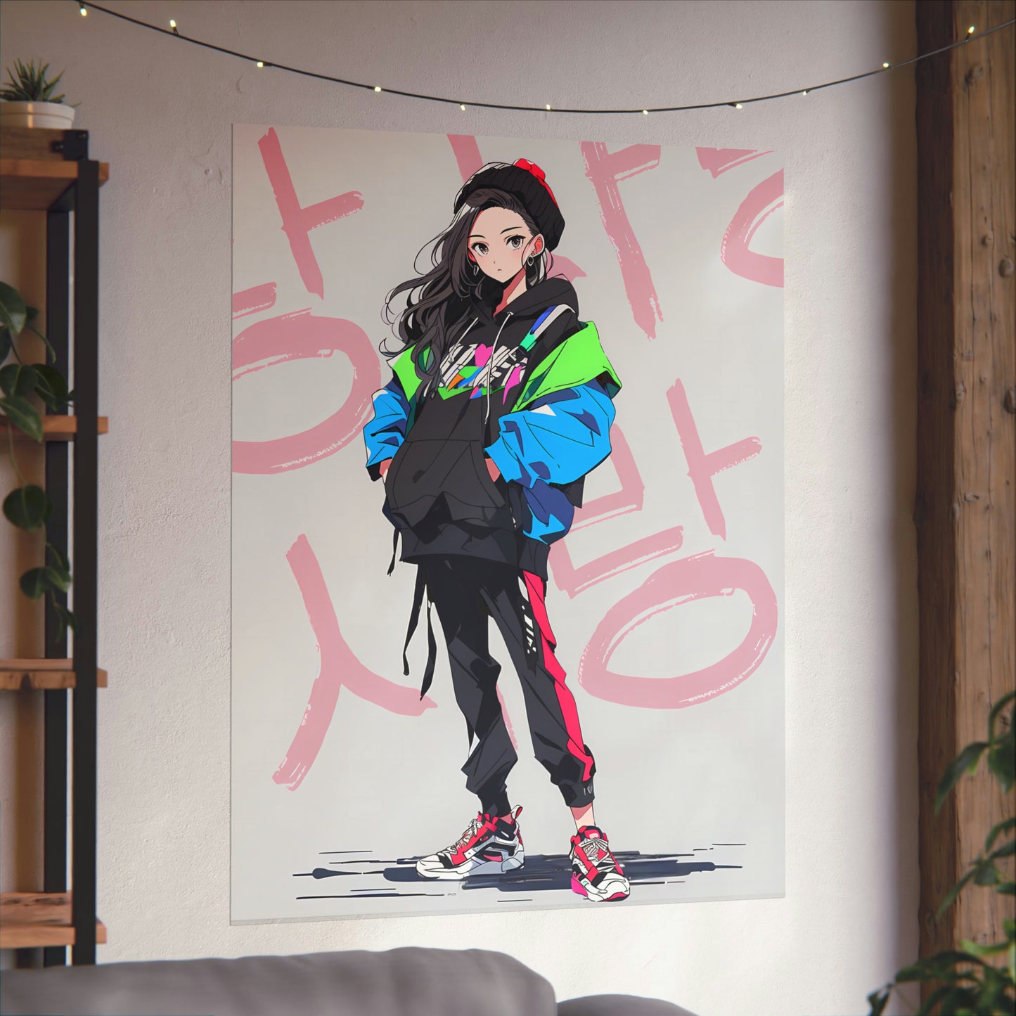 LOVE Kinda Vibe - Korean Anime Poster