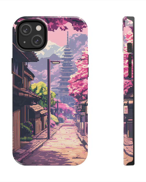 Temple Street - Anime Cherry Blossom Phone Case