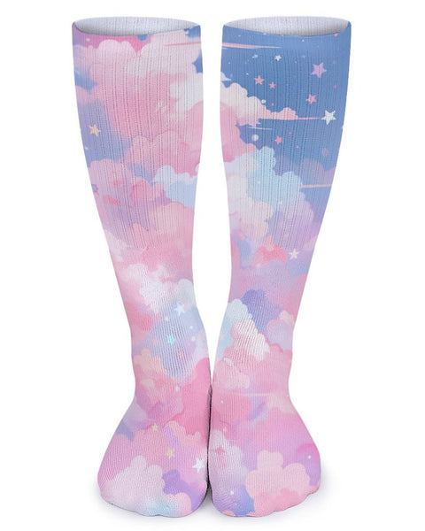 Starry Skies - Cute Anime Knee Socks