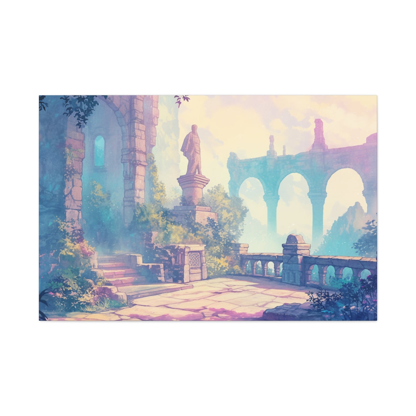 Shattered Citadel Ramia Anime Canvas Print