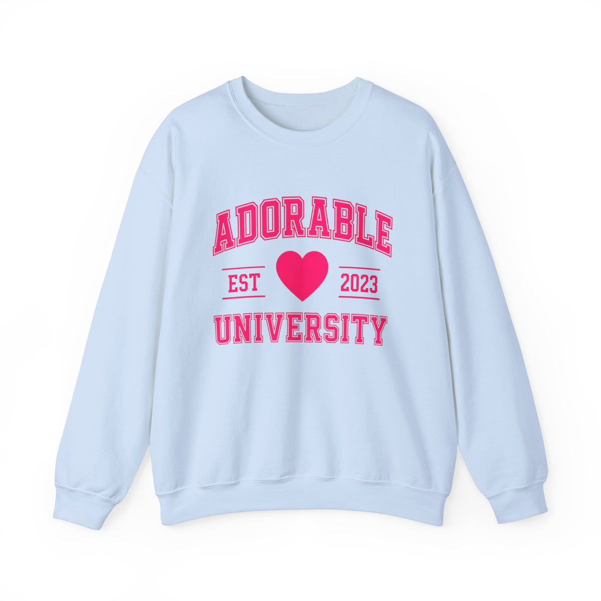 Adorable University School Spirit - Cute College Crewneck Sweatshirt