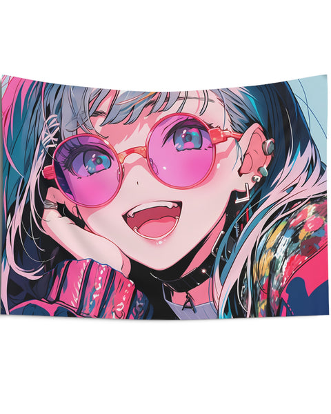 Renegade Soul - Anime Girl Tapestry