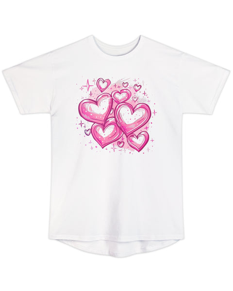 Sparkling Hearts - Cute Sleep Shirt