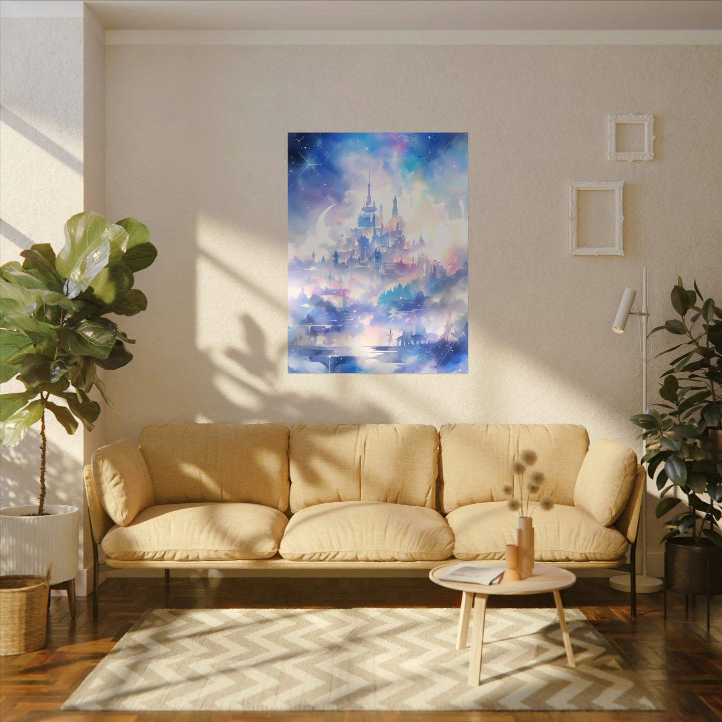 Kingdom of the Moonchildren - Anime Watercolor Poster