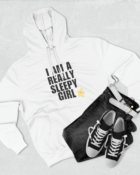 Really Sleepy Girl - Cute Premium Pullover Hoodie