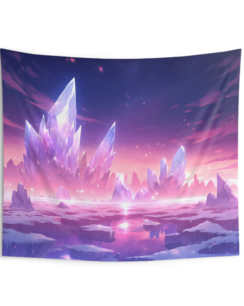 Syraku Crystalline Plains - Anime Wall Tapestry