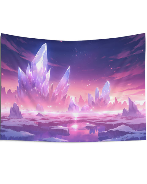 Syraku Crystalline Plains - Anime Wall Tapestry