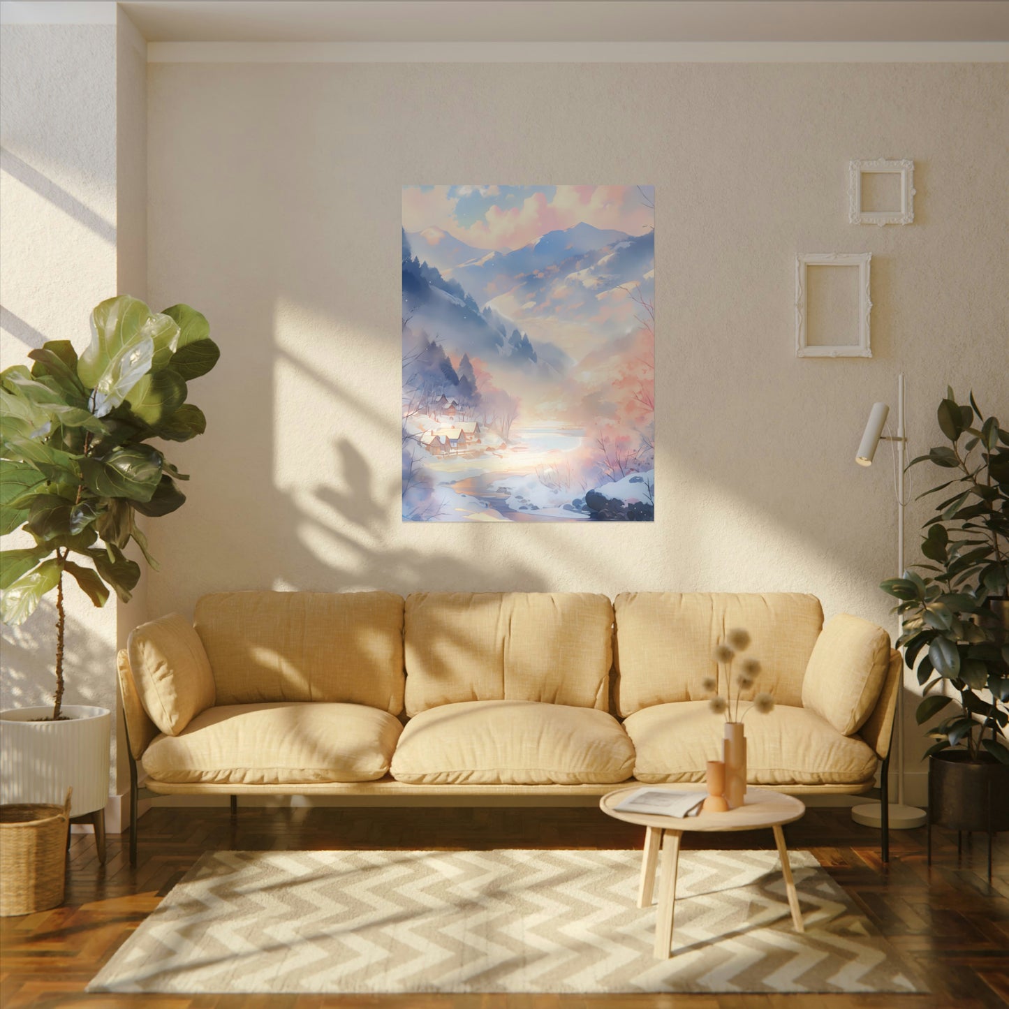 Quiet Haven - Anime Watercolor Poster