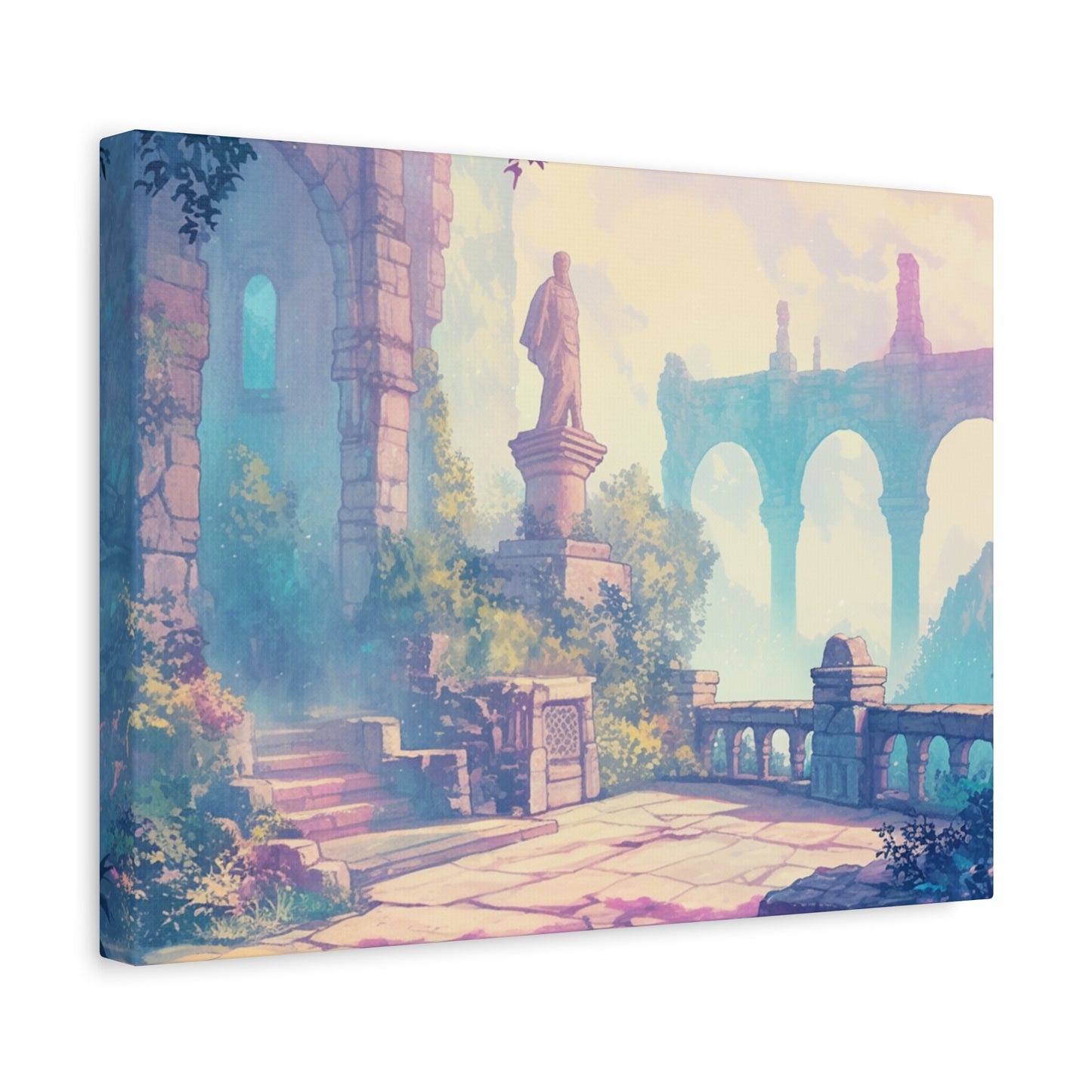 Shattered Citadel Ramia Anime Canvas Print