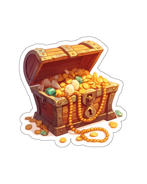 Golden Bounty - Anime Treasure Chest Sticker