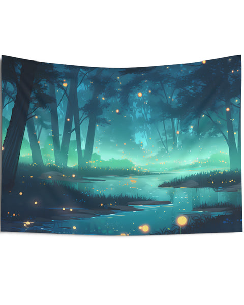 Light My Way - Aesthetic Anime Tapestry