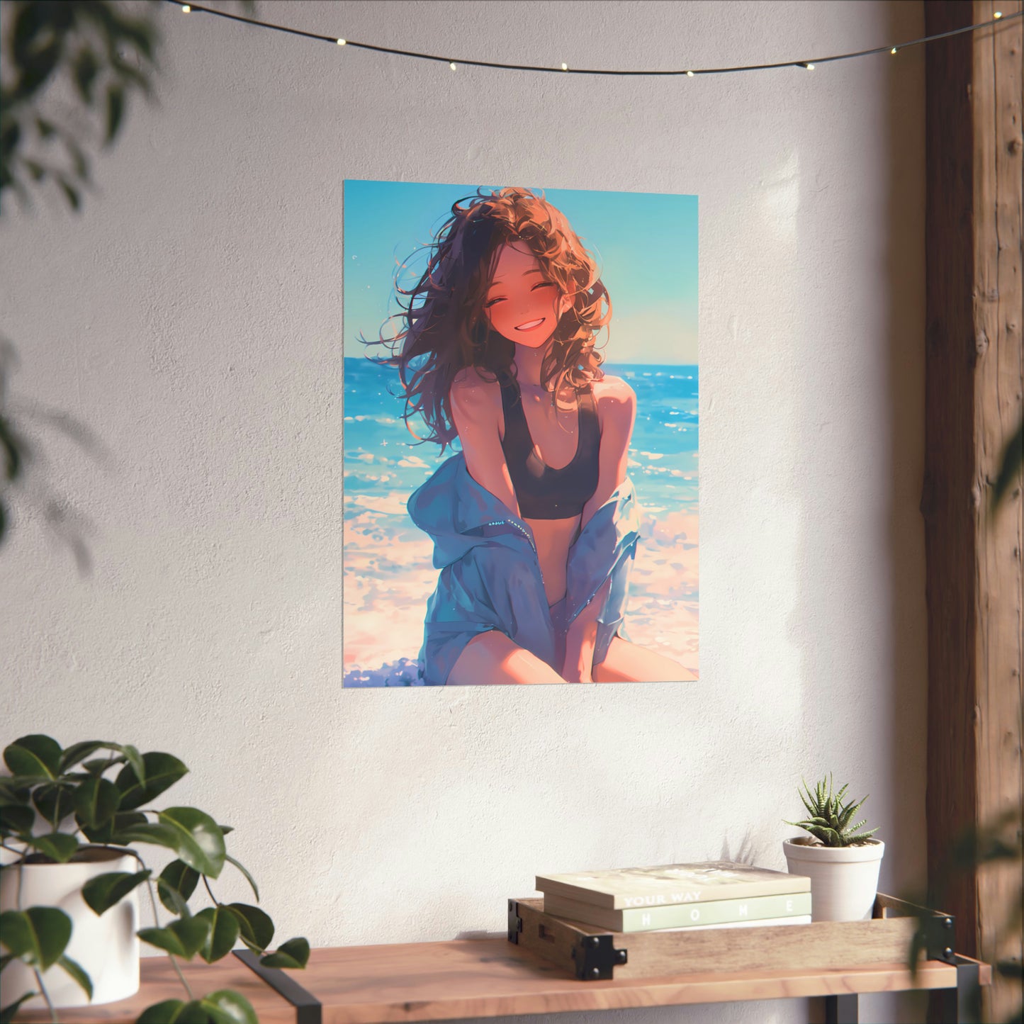 Last Day of Summer - Cute Anime Girl Poster