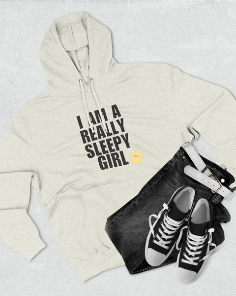 Really Sleepy Girl - Cute Premium Pullover Hoodie
