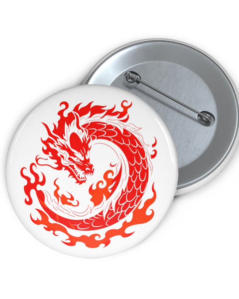 Red Dragon Clan - Anime Button Pin
