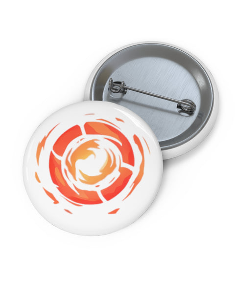 Fire Element Sigil - Button Pin