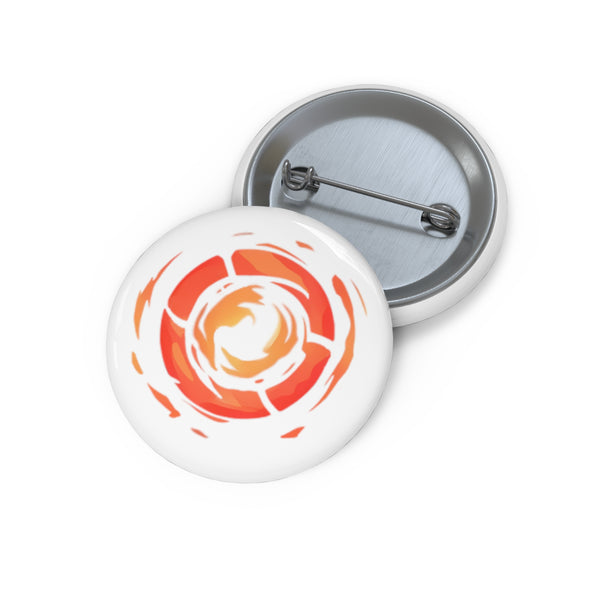 Fire Element Sigil - Button Pin