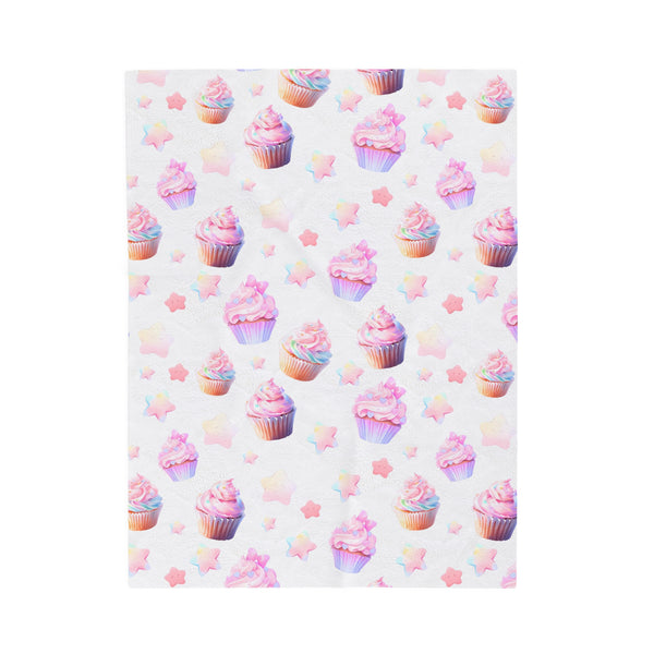 Cupcake Party - Cute Anime Throw Blanket