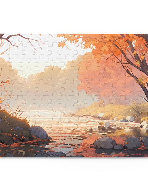 Vermilion Veil - Fall Anime Puzzle