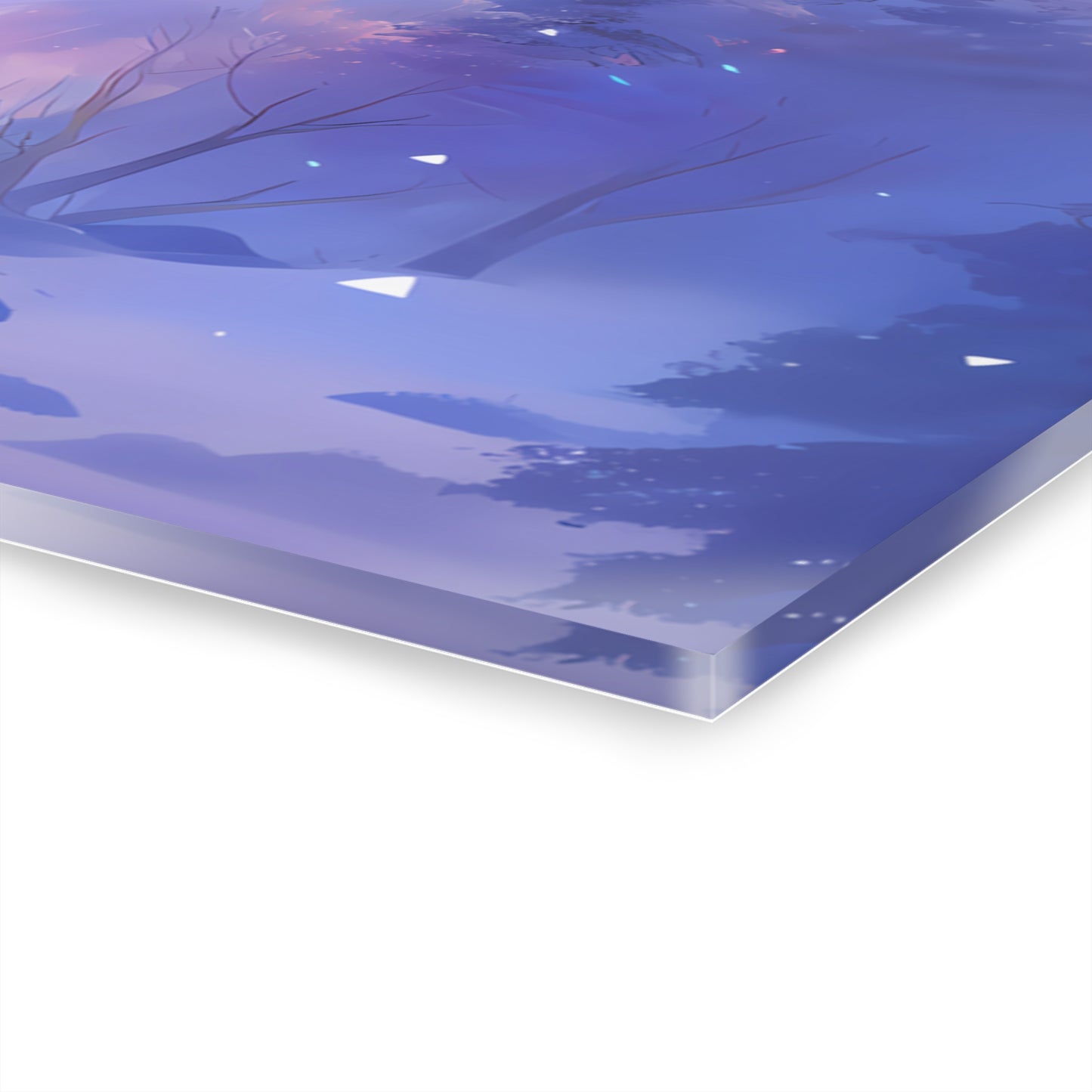 City of Whispers - Anime Glass Painting