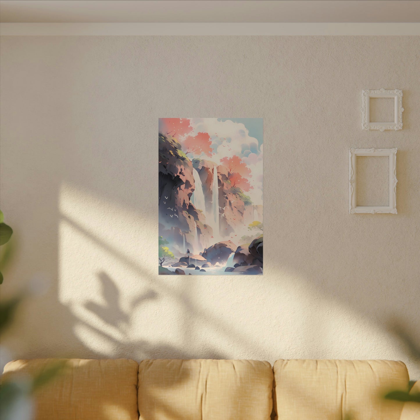 Sacred Space - Anime Watercolor Poster