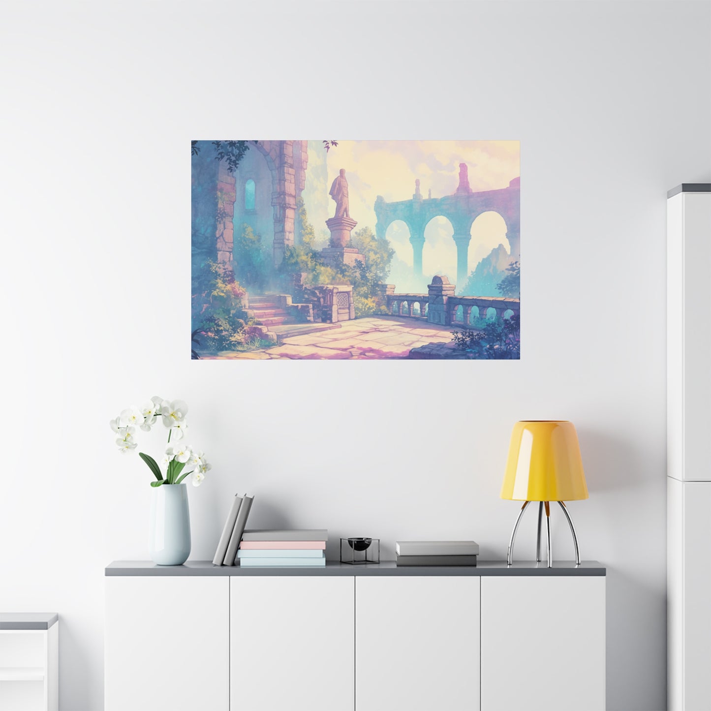 Shattered Citadel Ramia Anime Canvas Print