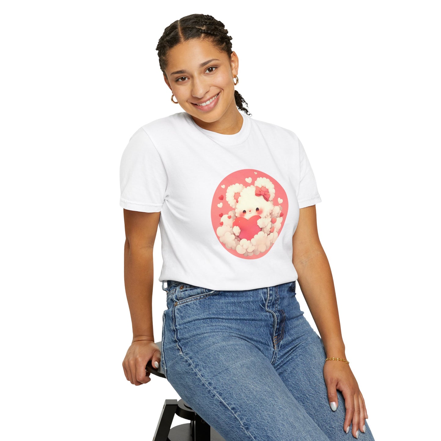 Affection - Anime Bear With Heart T-Shirt