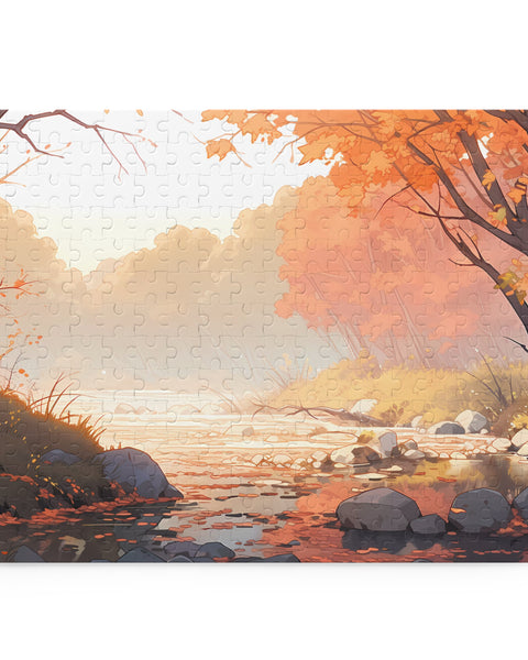 Vermilion Veil - Fall Anime Puzzle