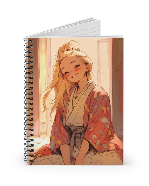 The Student - Cute Anime Girl Notebook