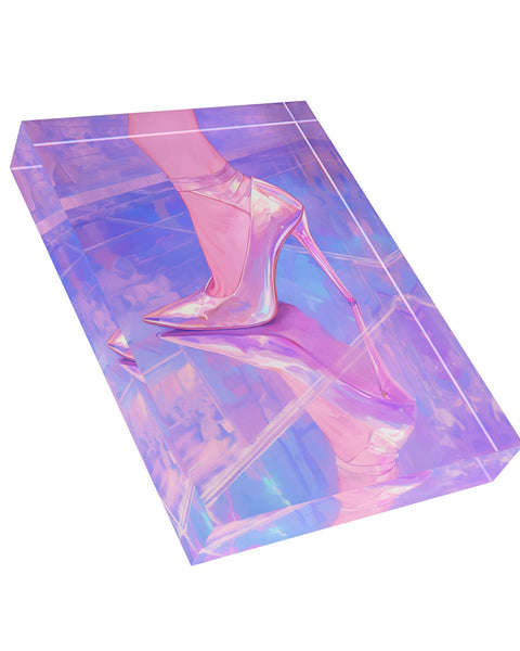 Dance Floor - Pink Aesthetic Glass Decor Block