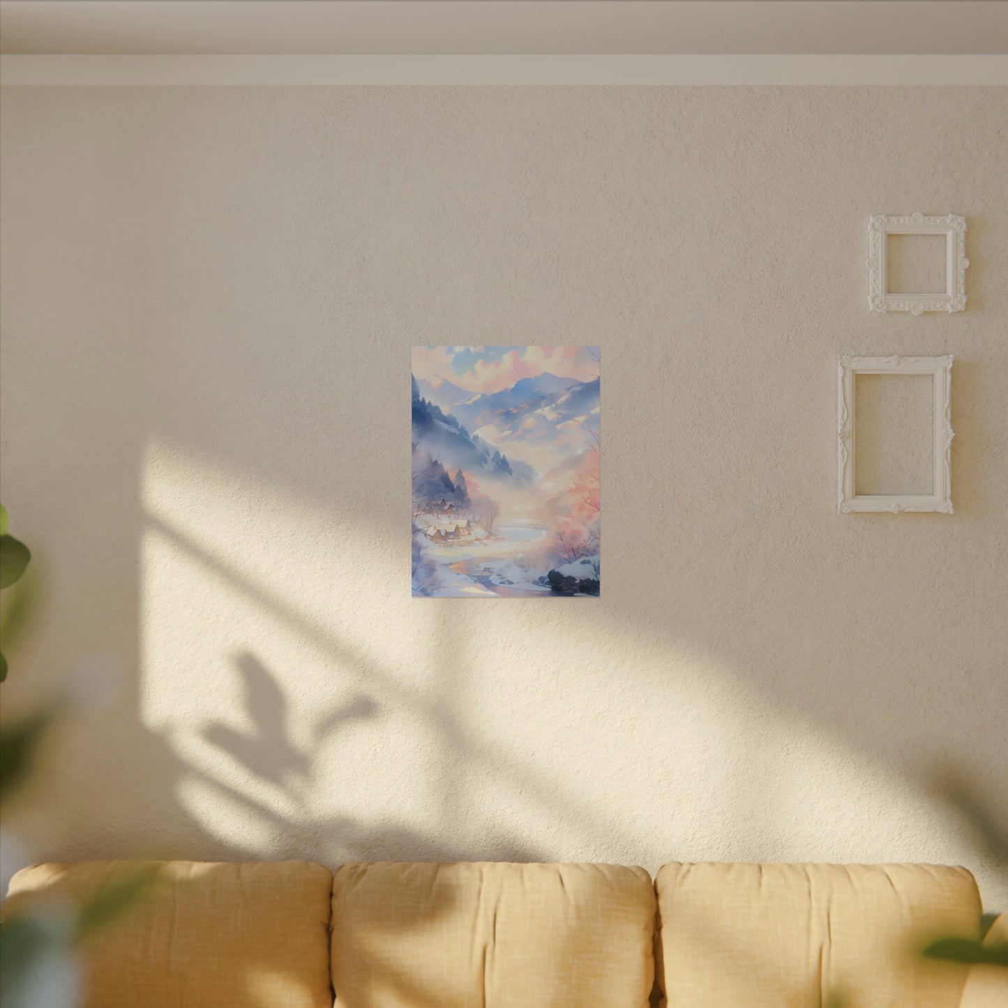 Quiet Haven - Anime Watercolor Poster